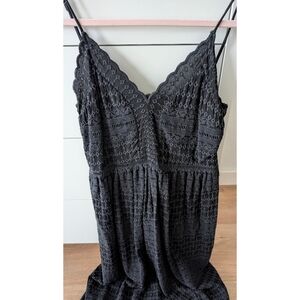 H&M Black Midi Dress